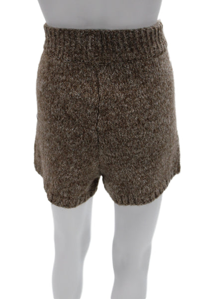 Zara Women Hot Pants Brown Pull On Size L