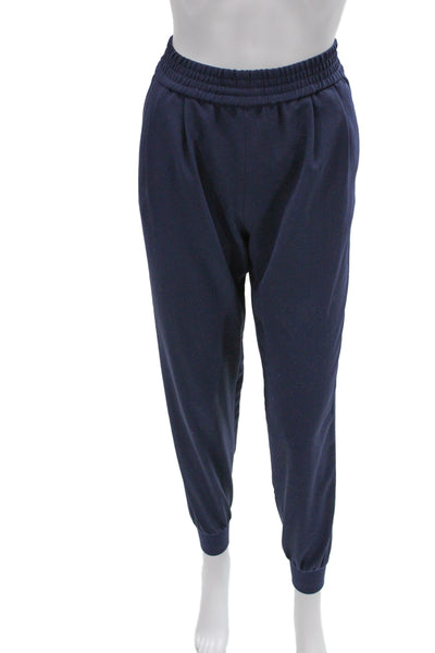 Zara Womens Jogger Pants Blue Polyester Pull On Size XS