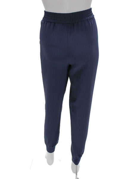 Zara Womens Jogger Pants Blue Polyester Pull On Size XS