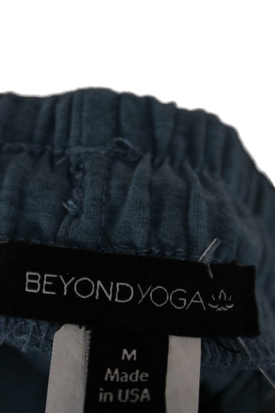 Beyond Yoga Women Joggers Blue Pull On Athleisure Size M