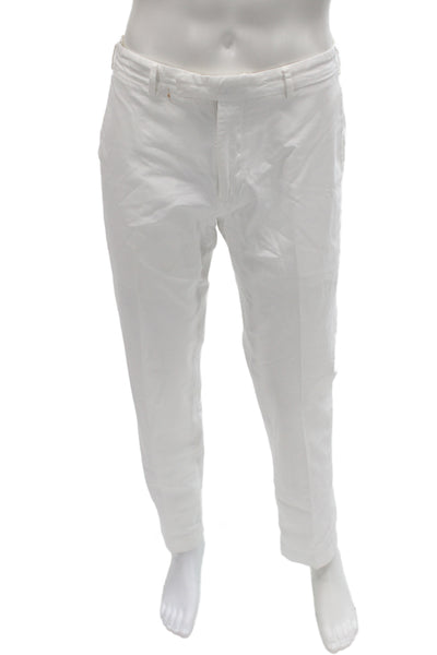 Polo Ralph Lauren Men Chino Pants White Pima Cotton Size 32