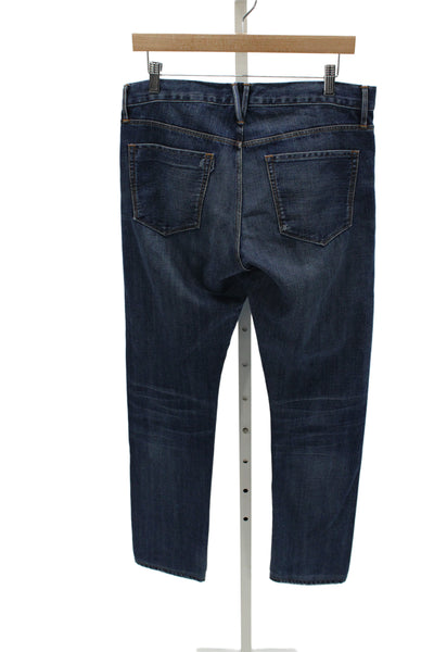 3x1 NYC Mens Straight Jeans Blue Cotton High Rise Size 32