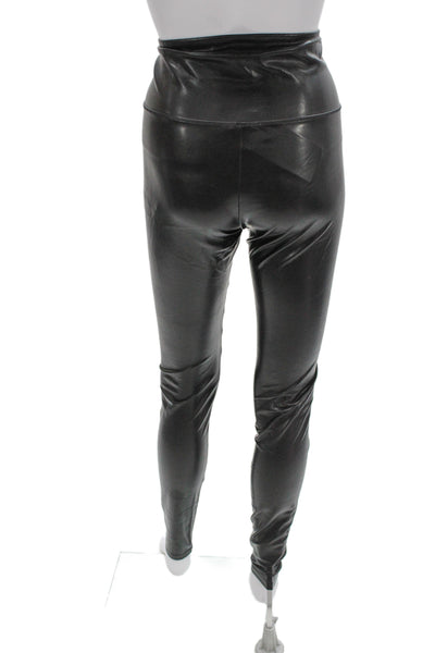 Wilfred Free Women Ankle Faux Leather Leggings Black Size M