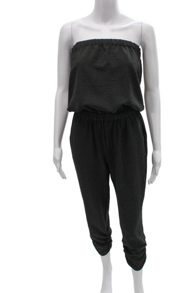 Cyaninesea Women Gray Off Shoulder Sleeveless Jumpsuit Pullover Size S