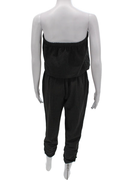 Cyaninesea Women Gray Off Shoulder Sleeveless Jumpsuit Pullover Size S