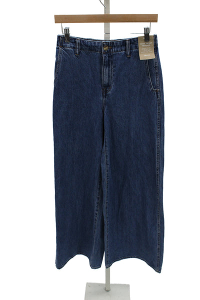 Madewell Womens Wide-Leg Blue Jeans Size 23
