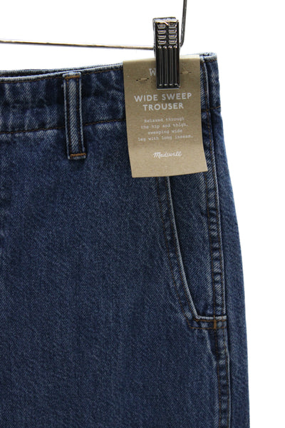 Madewell Womens Wide-Leg Blue Jeans Size 23