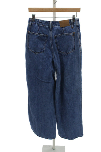 Madewell Womens Wide-Leg Blue Jeans Size 23