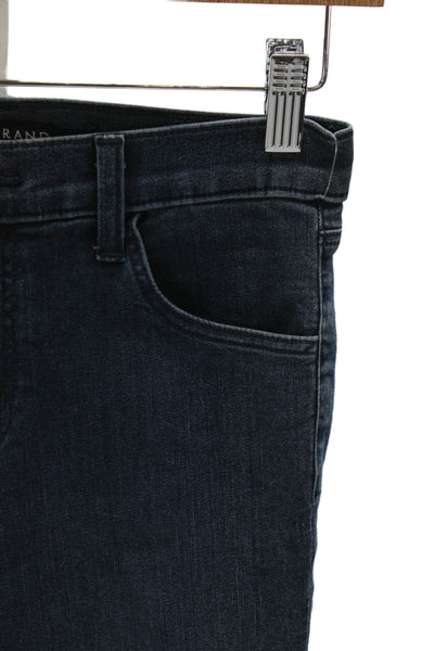 J Brand Women Capri Jeans Blue Cotton High Rise Size 26