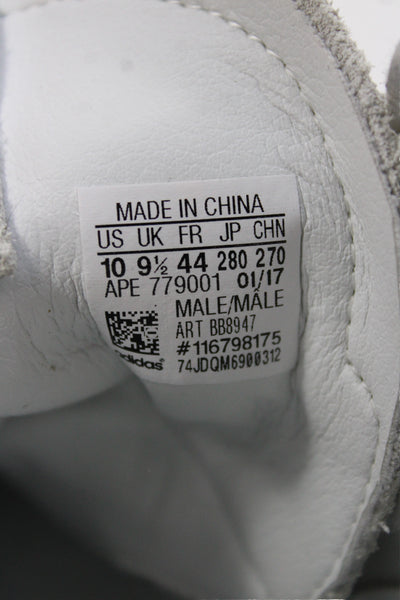 Adidas Mens Hairy Suede Tubular X High Top Sneakers White Size 10