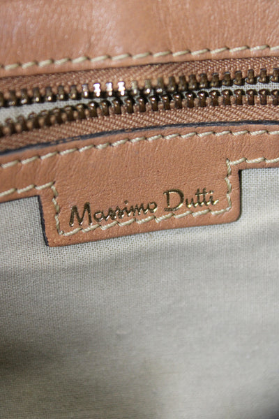 Massimo Dutti Womens Colorblock Crossbody Shoulder Handbag Multi Colored