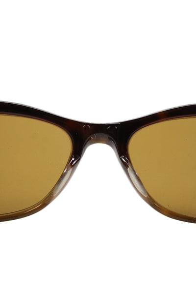 Unsellable DITA Womens Brown Plastic Oval Svelte Sunglasses