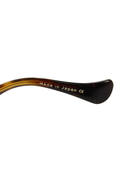 Unsellable DITA Womens Brown Plastic Oval Svelte Sunglasses