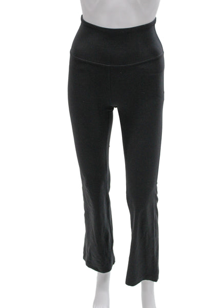 Lululemon Womens Ankle Leggings Gray Pull On Athleisure Solid Size 4