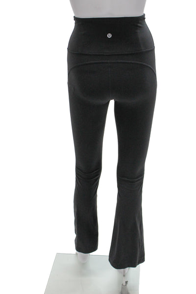 Lululemon Women Black Nylon Yoga Pants Size 2