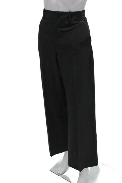 Zara Womens Dress Pants Gray Polyester Workwear Zip Size S