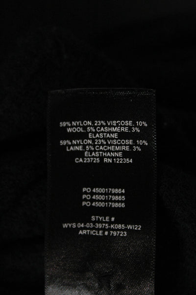 Wilfred Women Cardigan V-Neck Gray Long Sleeve Size M