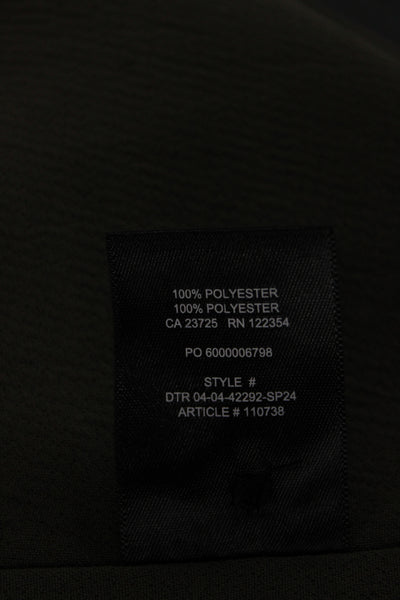 Wilfred Womens Green Polyester Vest Button Size 4
