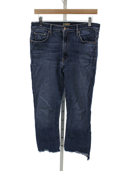 Mother Women Cropped Blue Jeans Size 20