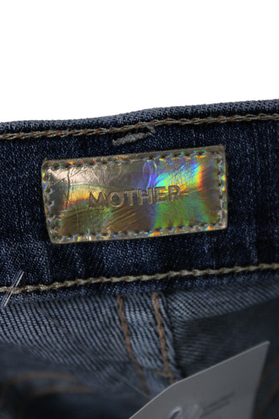 Mother Women Cropped Blue Jeans Size 20