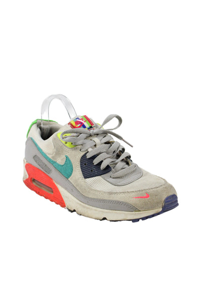 Nike Mens Suede Colorblock Low Top Sneakers Multicolor Size 12