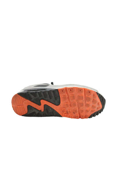 Nike Mens Leather Colorblock Low Top Sneakers Black Size 12