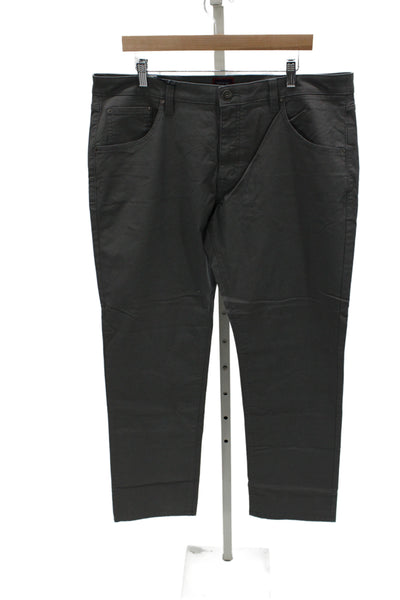 Untuckit Mens Gray Cotton Blend Chino Pants Size 38