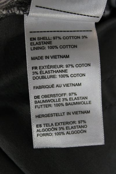 Untuckit Mens Gray Cotton Blend Chino Pants Size 38