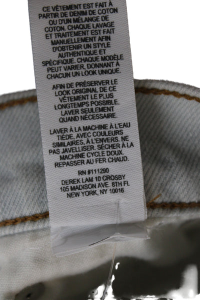 Derek Lam 10 Crosby Womens Straight Blue Jeans Size 24
