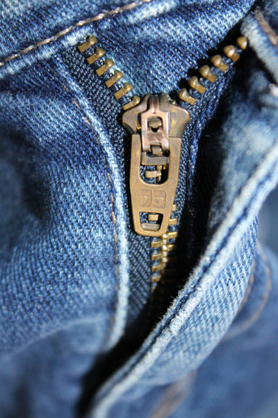Joes Women Bootcut Jeans Blue Cotton Mid Rise Inseam 27 Size 25