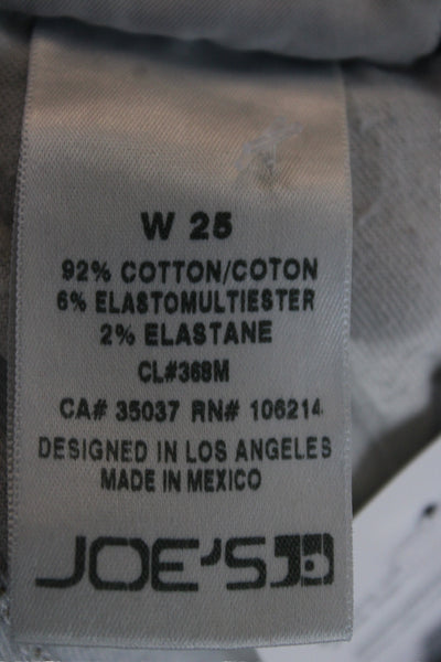 Joes Women Bootcut Jeans Blue Cotton Mid Rise Inseam 27 Size 25