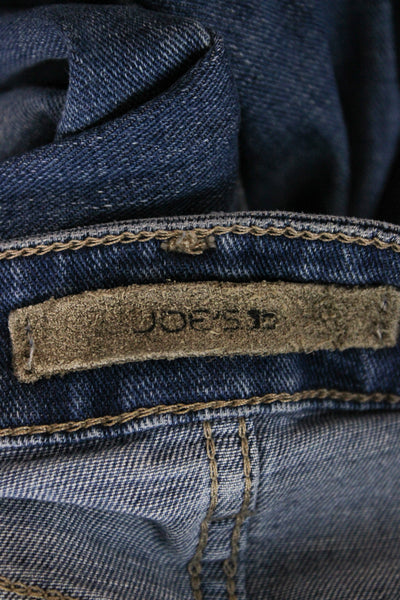 Joes Women Bootcut Jeans Blue Cotton Mid Rise Inseam 27 Size 25