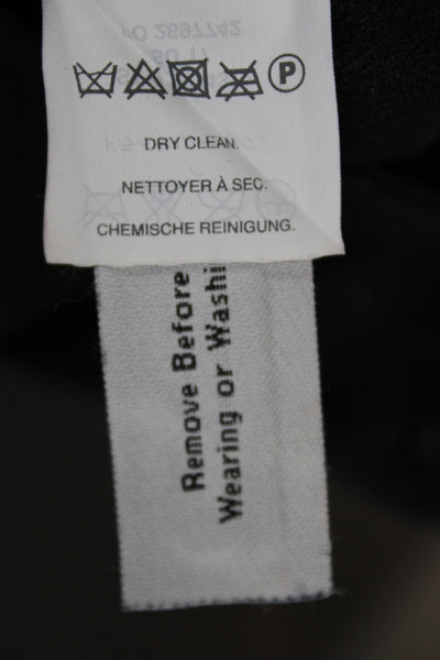 J Crew Womens Cropped Herringbone Linen Pants Gray Zip Size 00