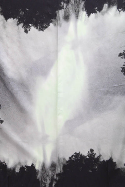 Lafayette 148 New York Womens Silk Abstract Print Scarf Black Size One Size