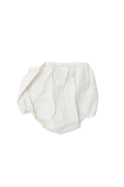 Bonpoint Girls Elastic Waistband Cotton Bottoms Gray Size 6 Months
