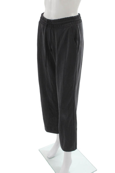 Athletica Women Jogger Pants Black Drawstring Petite Size S