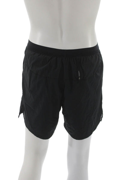 Nike Mens Athletic Black Drawstring Solid Summer Shorts Size M