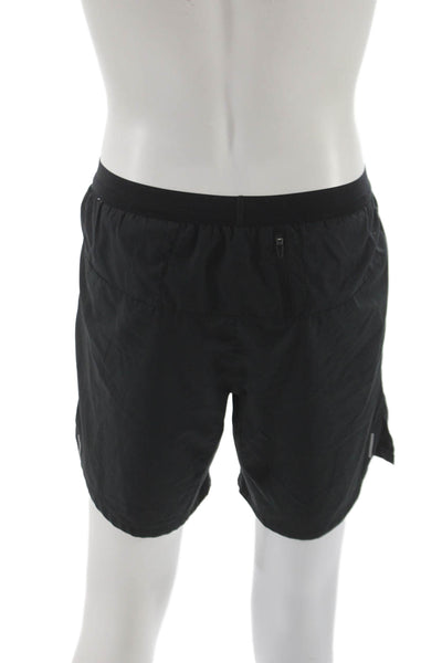 Nike Mens Athletic Black Polyester Drawstring Shorts Size M