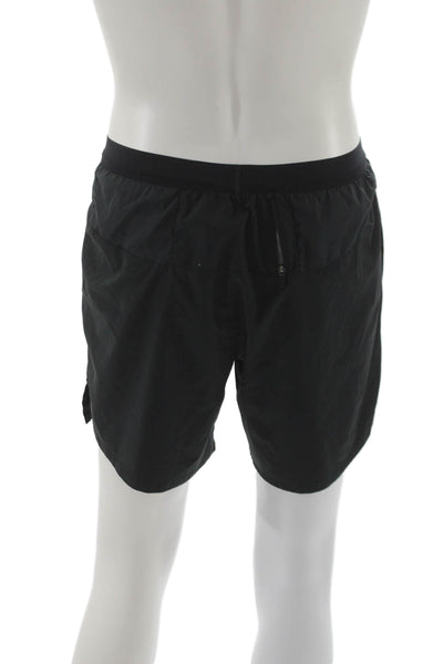 Nike Mens Athletic Dri-FIT Black Drawstring Shorts Size M