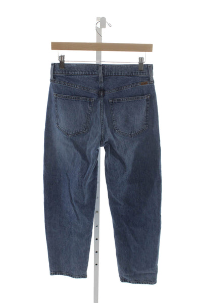 AYR Women Cropped Mid Rise Jeans Blue Inseam 26 Size 24