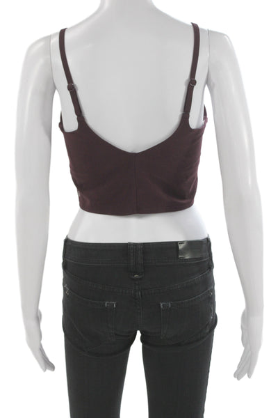 Athleta Women Camisole V Neck Purple Sleeveless Athleisure Size M