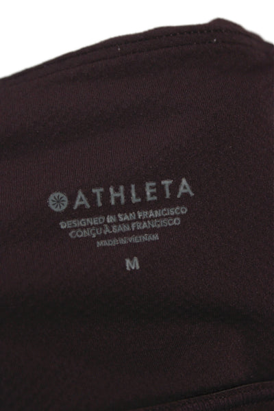 Athleta Women Camisole V Neck Purple Sleeveless Athleisure Size M