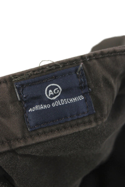 AG Womens Skinny Gray Cotton Button Jeans Size 32