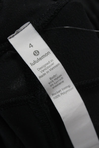 Lululemon Womens Black Jogger Leggings Size 4