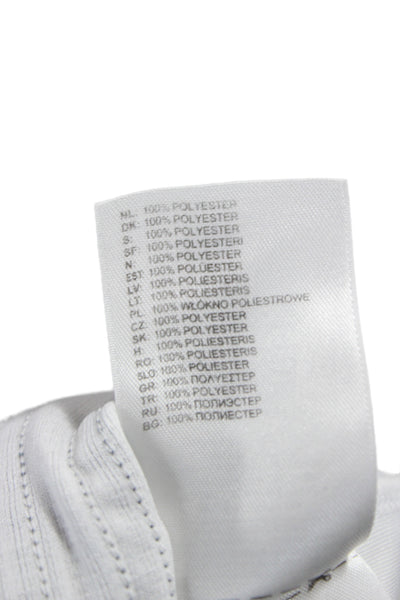 Adidas Mens White Basic Sleeveless Tank Crew Neck 100% Polyester Size M