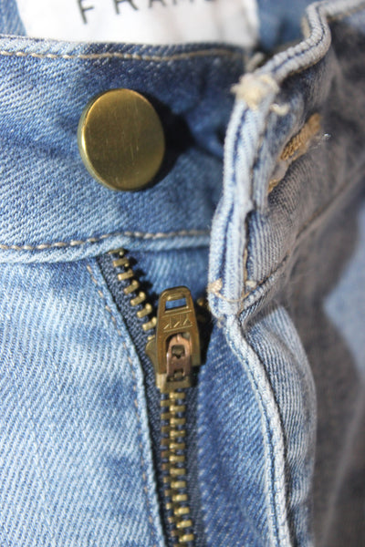 Frame Womens Bootcut Jeans High Waist Blue Size 28