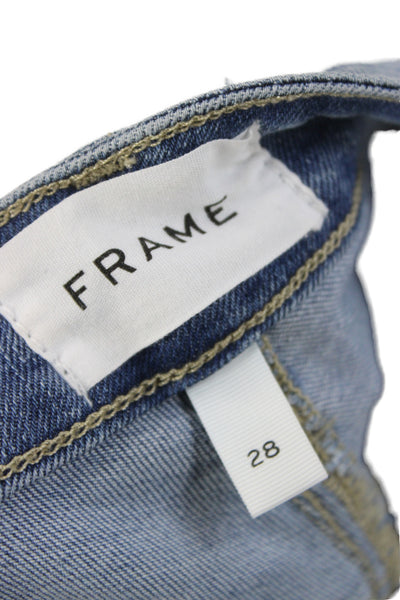 Frame Womens Bootcut Jeans High Waist Blue Size 28