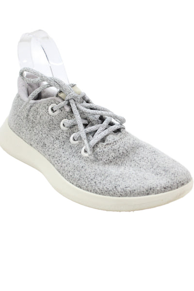 Allbirds Women's Round Toe Lace Up Rubber Sole Sneakers Gray Size 8