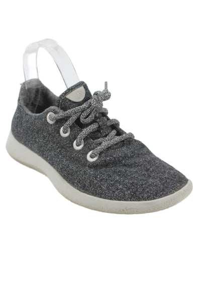 Allbirds Women's Lace Up Round Toe Rubber Sole Sneakers Gray Size 8