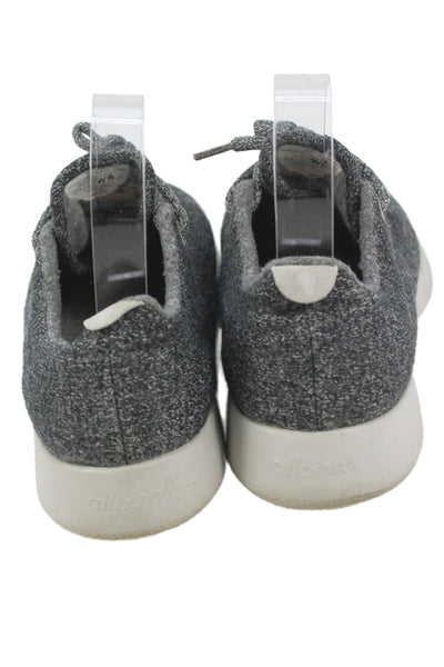 Allbirds Women's Lace Up Round Toe Rubber Sole Sneakers Gray Size 8
